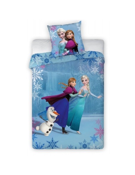 Housse de couette La reine de neiges 140 X 200 cm - New discount.com