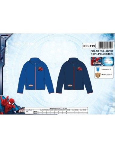 Sweat Polaire Spiderman