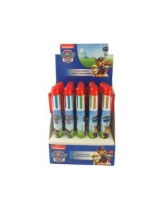 Stylo à bille 6 couleurs Pat Patrouille 2