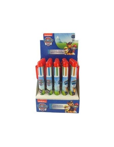 Stylo à bille 6 couleurs Pat Patrouille - New discount.com