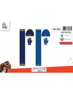 Set 3 pièces Bonnet + écharpe + gants Comme des bêtes 2