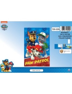 Plaid polaire Paw Patrol - 720-229 2