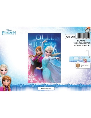 Couverture coral fleece La Reine des Neiges - New discount.com