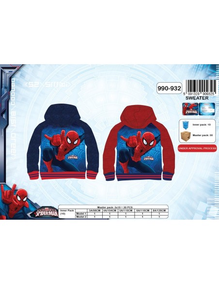 Sweat Spiderman à capuche - New discount.com