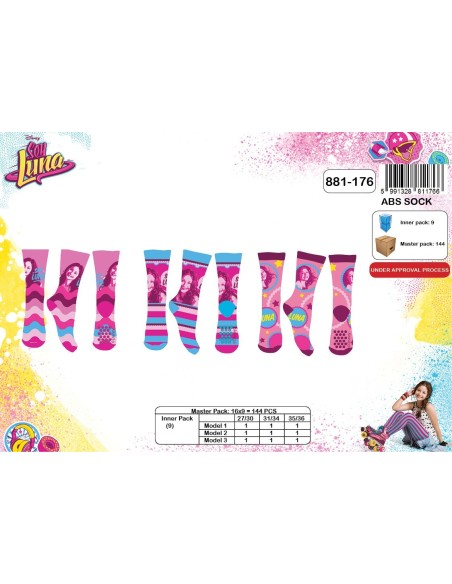 Disney Soy Luna ABS Socks -New discount.com