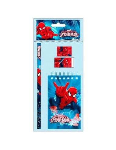 Set papeterie 4 pièces Spiderman - New discount.com