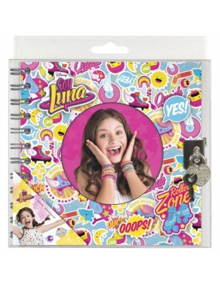 Carnet intime Soy Luna Disney avec cadenas  - New discount.com