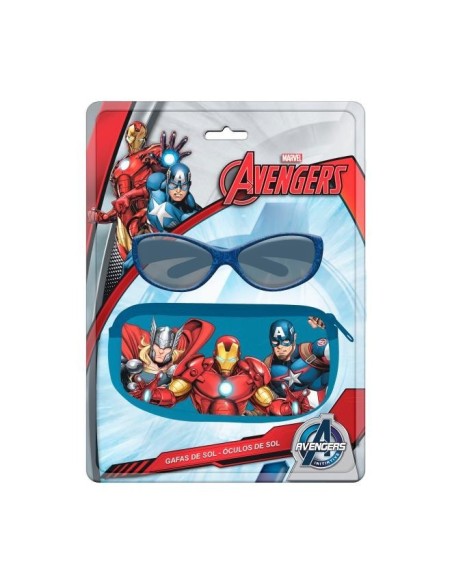 Lunette de soleil avec étui Avengers - New discount.com