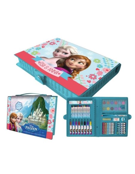 Mallette de dessin Coloriages La Reine des neiges 55pieces - New di...