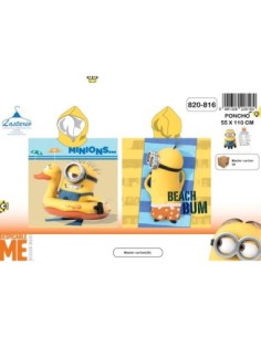 Poncho bath hooded Minions - 820-816 2