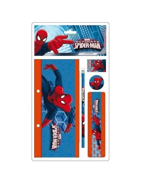 Juego de papelería Spiderman 5 piezas - as8178 -New discount.com