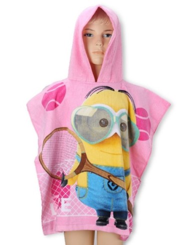 Poncho da bagno in cotone Minions -820-826 - New discount.com