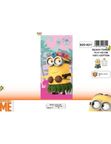 Minions Strandtuch aus Baumwolle - 820-621 - New discount.com