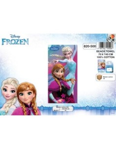 Drap de plage ou drap de bain La reine des neiges - 820-500 2