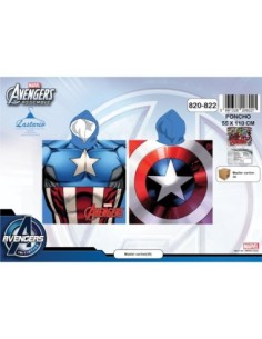 Poncho de bain à capuche captain america  - Avengers 2