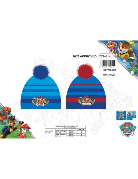 Paw Patrol Pompom Beanie 771-014 - New discount.com