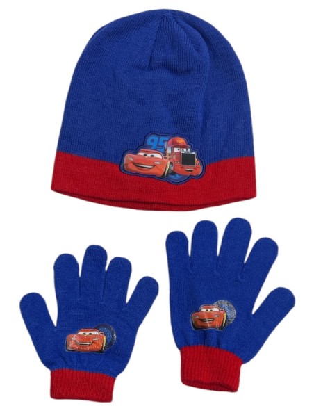 Set 2 pièces Cars bonnet et gants Cars - New discount.com