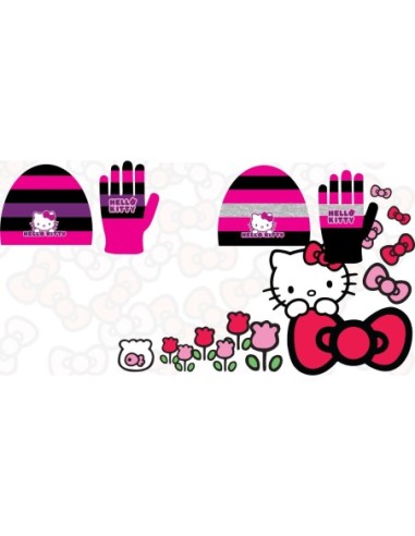Set Bonnet et Gants Hello Kitty -780-095 - New discount.com