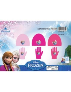 Set 2 pièces Frozen Disney bonnet et gants La reine des neiges -780... 2
