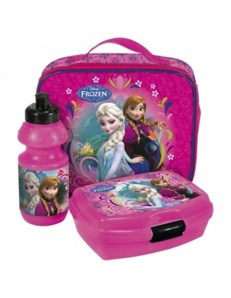 Sac isotherme Frozen avec boîte à goûter et gourde - New discount.com