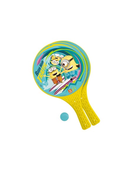 Racchette da spiaggia Minions con 1 sfera - New discount.com