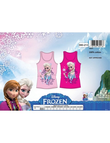 Débardeur La Reine des Neiges 980-213 - New discount.com