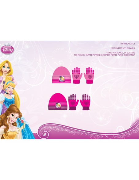 Princess Hat and Gloves Set 780-088 - New discount.com