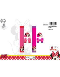 Set 3 pezzi -Minnie Disney - Principessa Minnie Disney Beanie, guan...