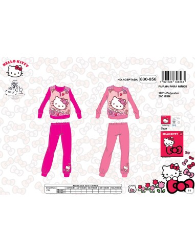 Pyjama long polaire Hello Kitty - New discount.com