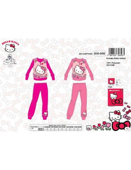 Pigiama lungo in pile Hello Kitty - New discount.com