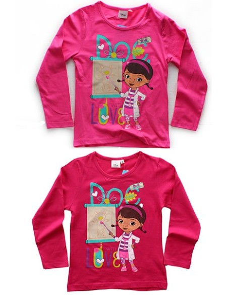 Camiseta de manga larga Doc Mc Stuffins Disney -961-160 -New discou...