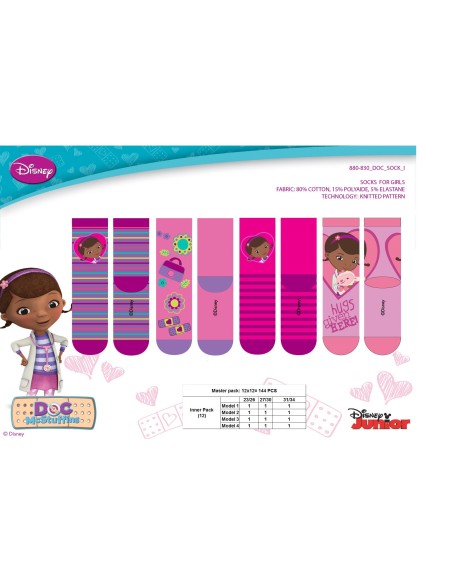 Chaussettes Doc Mc-stuffins Disney Enfant - New discount.com