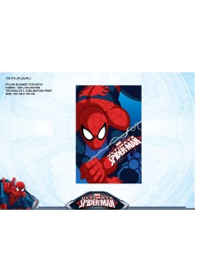 Plaid polaire Spiderman - 120 X140 cm - 720-074 - New discount.com