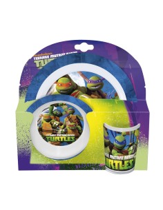 Set of crockery Ninja Turtles, 3 parts, New discount.com, Nouveauté...