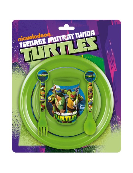 TORTUES NINJA Vaisselle enfant 5 pièces Tortues Ninja polypropylène...