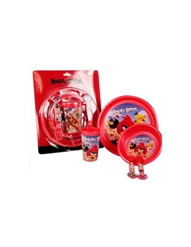 ANGRY BIRDS 5-teiliges Kindergeschirr ANGRY BIRDS aus Polypropylen ...