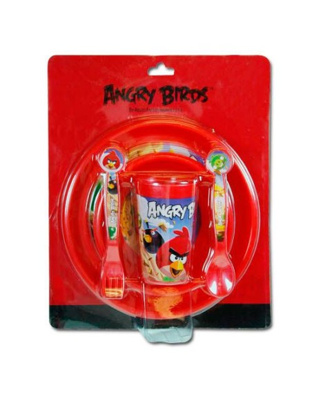 ANGRY BIRDS 5-teiliges Kindergeschirr ANGRY BIRDS aus Polypropylen ...