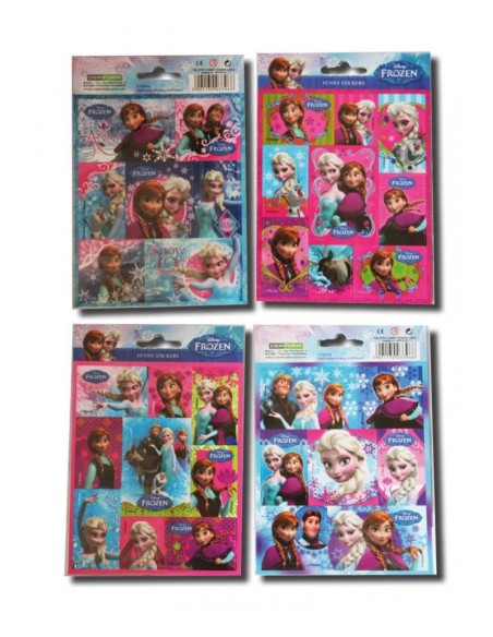 Planche de 9 Stickers La Reine des Neiges - New discount.com