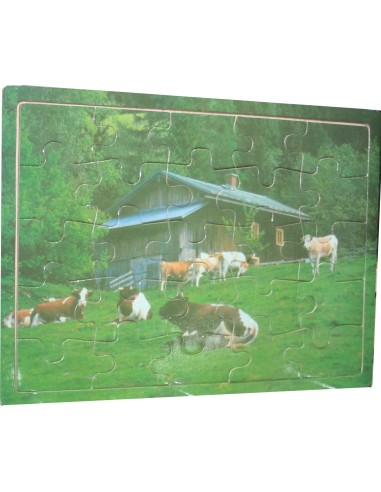Puzzle de madera - vacas -New discount.com