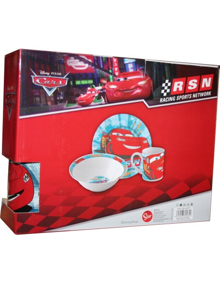Set petit déjeuner 3 pièces mug - bol et assiette cars disney - New...