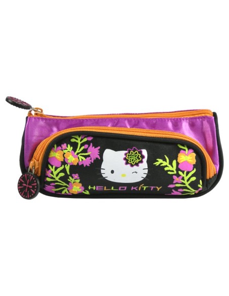 Hello Kitty schwarze Tasche mit 2 Fächern - New discount.com