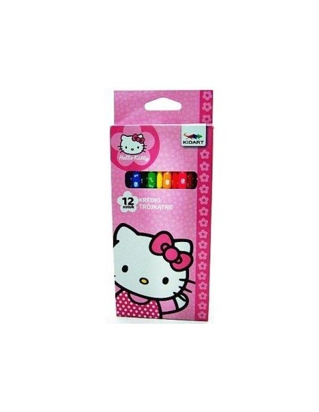 Boite de 12 crayons Couleur Hello Kitty - New discount.com