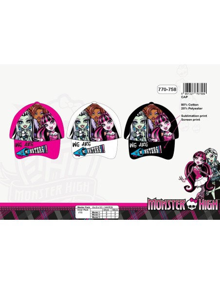Casquette Monster High -770-758 - New discount.com