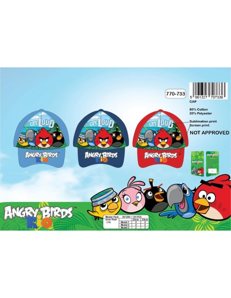 Angry Bird 770-733 Cap - New discount.com