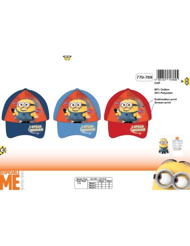 Minions 770-769 Cap, New discount.com, Nouveautés chez new discount...