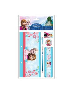 Juego de papelería Disney Frozen 5 piezas - Reina de las Nieves -Ne...