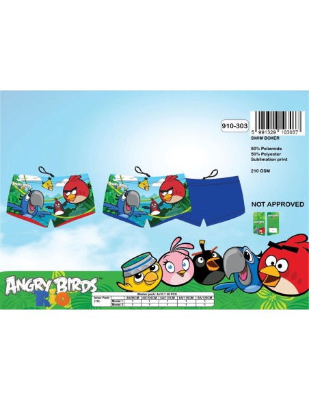 Boxer de bain Angry Birds - New discount.com