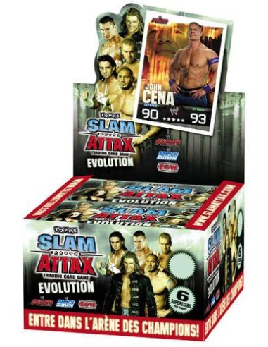 Boosters e 6 cartes wwe Slam Attax - New discount.com