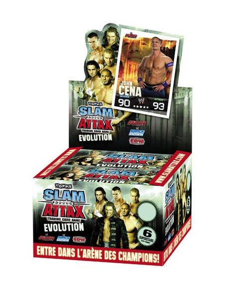 Boosters e 6 carte wwe Slam Attax - New discount.com