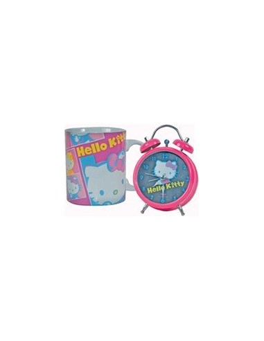 Hello Kitty Hello Kitty 12cm Clock Alarm Clock Set + 1 Hello Kitty ...